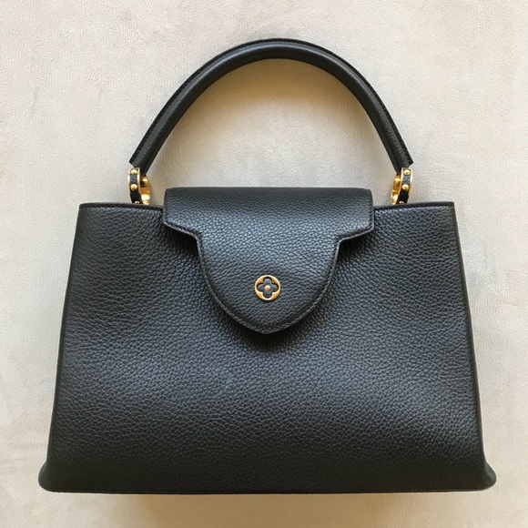 LOUIS VUITTON CAPUCINES BLACK & PINK - Picture 2 of 7